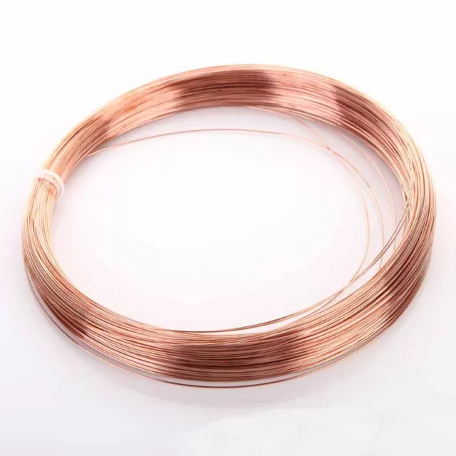 Copper Wire Round Solid Bare Uncoated Round 1mm 1.2mm 1.4mm 1.5mm 1.6mm 1.8mm