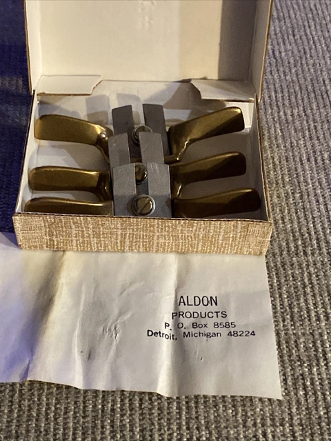 Vintage 3  Aldon Small BRASS SPOKE SHAVE Hand Tool PLANE SPOKESHAVE Wood Working