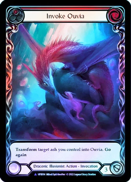 FAB COLD FOIL Invoke Ouvia // Ouvia (Marvel)  – Uprising Card # 014