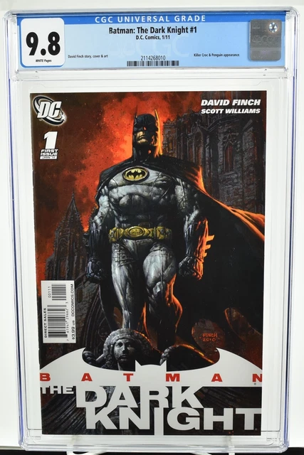 Batman: The Dark Knight #1 (2011)  CGC Graded 9.8 David Finch Cover DC Comics