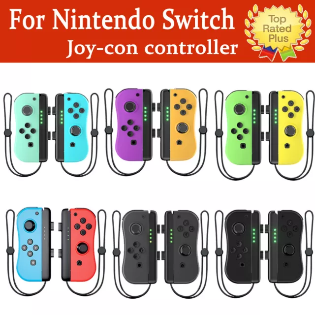 For Nintendo Switch Joy Con Controller - Left&Right Joycon Pair Wireless Gamepad