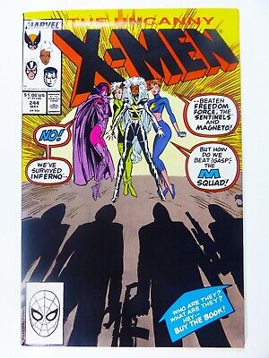 Marvel UNCANNY X-MEN #244 Key 1st JUBILEE App Newsstand FN/VF (7.0) Ships FREE!