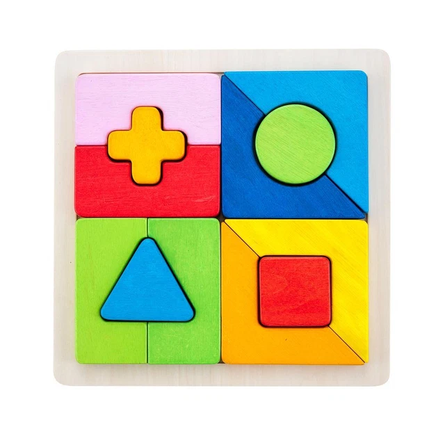 Lernspiel Sortierbrett Engelhart Formen Farben geometrische Formen Lernpuzzle