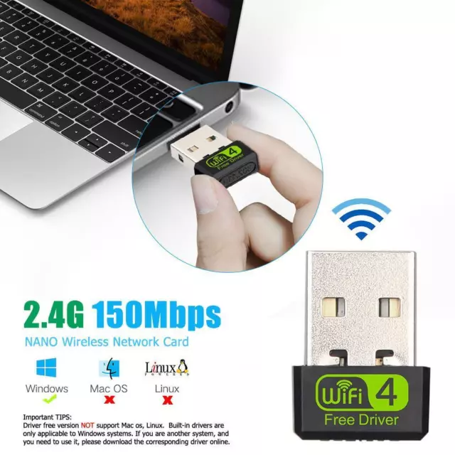 Adaptateur WiFi 6 USB 1800 3.0 Mbps 802.11AX, Récepteur Sans Fil 2.4G/5GHz,  Dongle USB WiFi6 RTL8832AU, Prise En Charge MU MIMO Win 7 10 11 Pour PC,  Nouveau Du 10,63 €