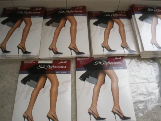 NEW Hanes Silk Reflections Silky Sheer Pantyhose (YOU CHOOSE STYLE/SIZE/COLOR)