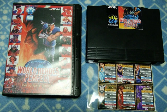 WORLD HEROES PERFECT NEOGEO AES ROM MVS Convert Version Boss available ...