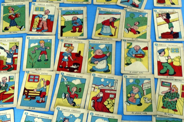 Jeu De 7 Familles Espace Vintage – Albator, Capitaine Flam – NEUF (emballage D'époque)