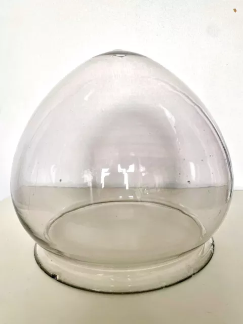 Globe ancien en verre soufflé - Grosse verrerie