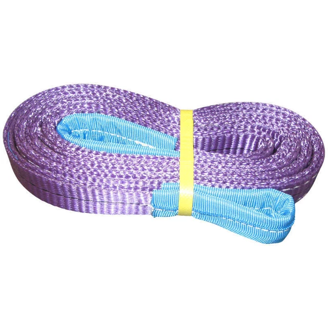 Nastro di sollevamento 2 strati viola 2 m 35 mm largo entrambi i lati con passanti 1000B2M Kerbl