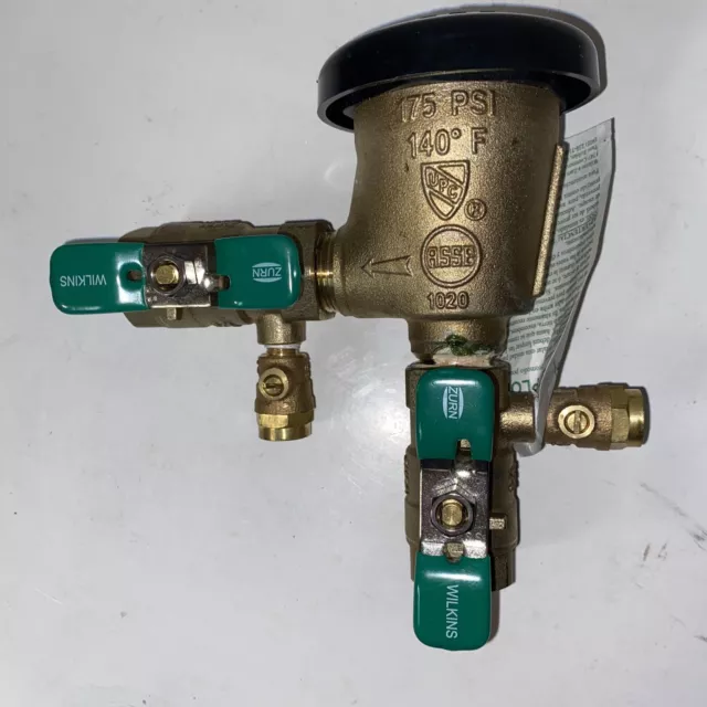 Zurn Wilkins 420 XL PVB H3 3/4” 850 TXL Backflow Prevent Pressure Vacuum Breaker