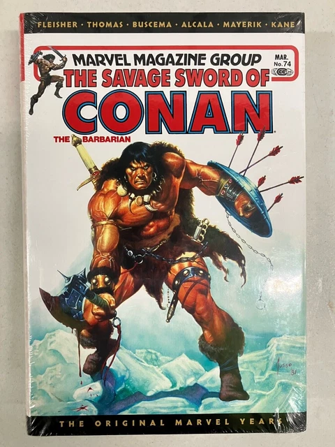 Savage Sword Conan Original Marvel Years Omnibus Hc Vol 6 Dm Jusko Cover- Sealed