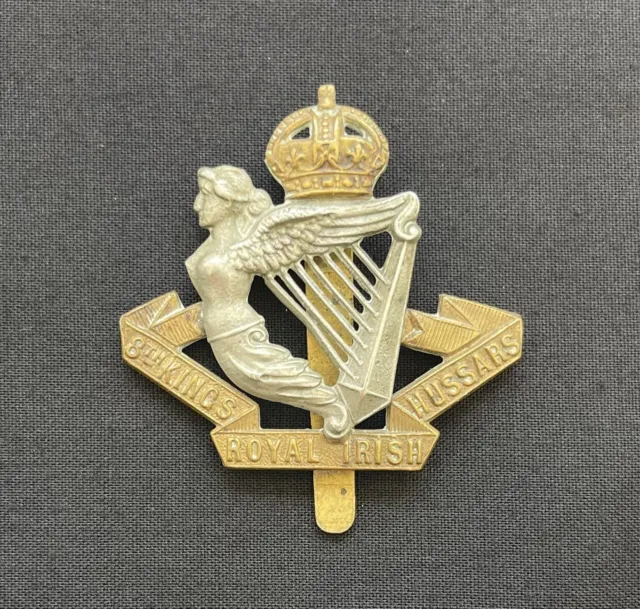 8th King’s Royal Irish Hussars Original Cap Badge