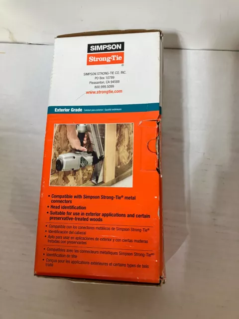 Simpson Strong-Tie Exterior Grade 33° 2-1/2” ASTM-153 Nail 500 Pack