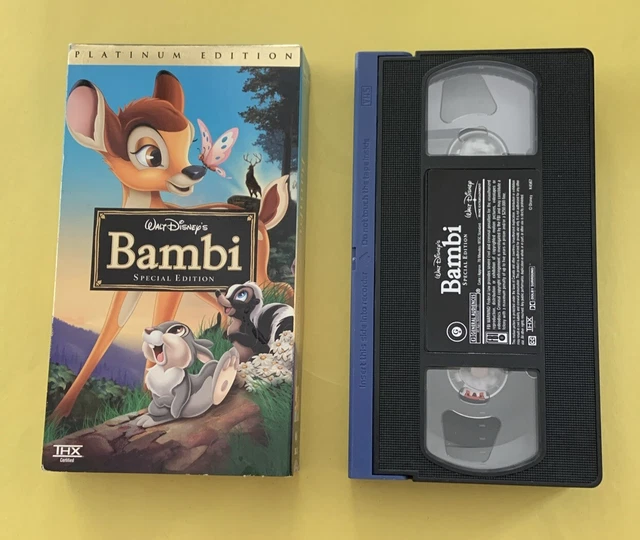 WALT DISNEY’S BAMBI Platinum Edition 2005 VHS Tape Tested £11.03 ...
