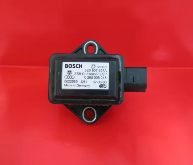 Generalüberholt ESP Duo-Sensor AUDI A4 8E2 8E0907637A Bosch 0265005245 Code G419