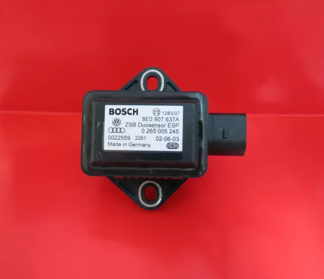 Generalüberholt ESP Duo-Sensor AUDI A4 B6 8E0907637A Bosch 0265005245 Code G419