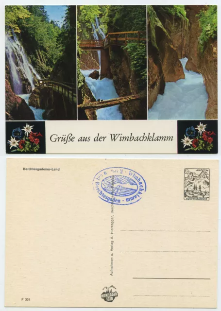 67196 - Greetings from the Wimbach gorge - old postcard