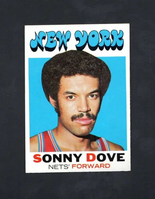 1971 Topps Sonny Dove #209 ~  NY Nets ~ High Grade  ~~  Set Break!