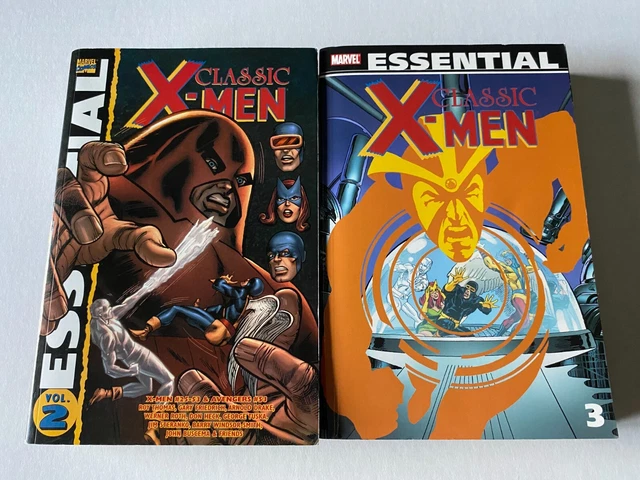 Marvel Essential Classic X-Men Vol 2+3 TPB/Graphic Novel Lot Cyclops Juggernaut