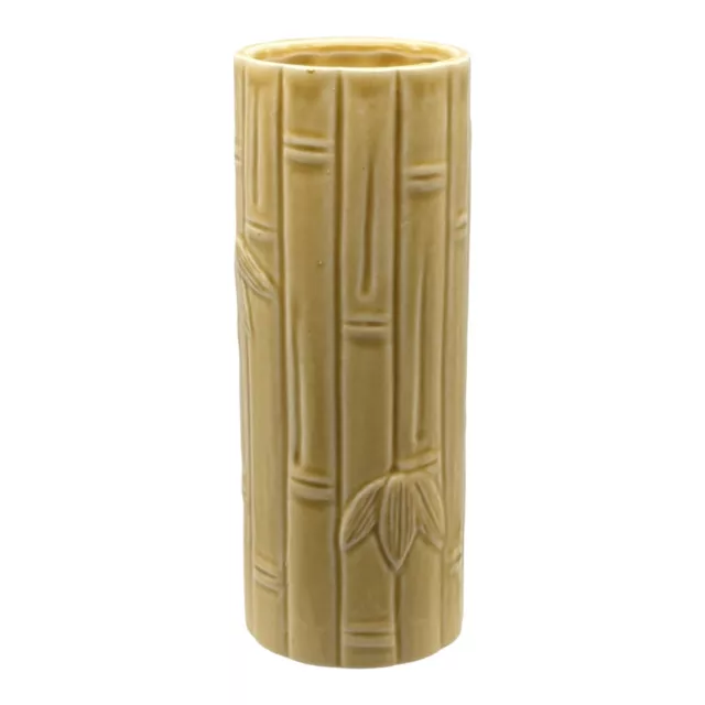 Vintage ORCHIDS OF HAWAII Made in Taiwan Tiki Bamboo Ceramic Mug Hawaiian R-6