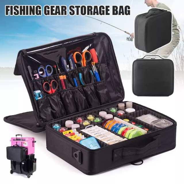 DURABLE FISHING BOX Portable Fishing Tackle Storage Box Large