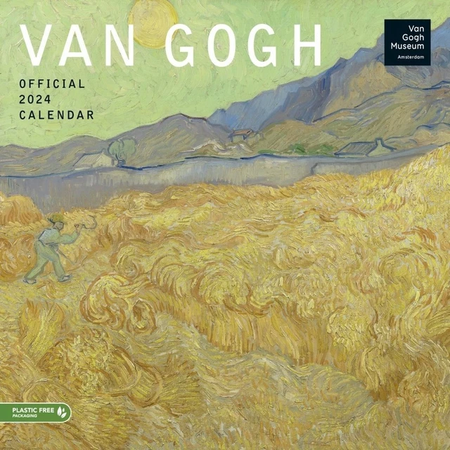 2024 CALENDAR VAN Gogh Museum Square Wall Hang Month View Calendar