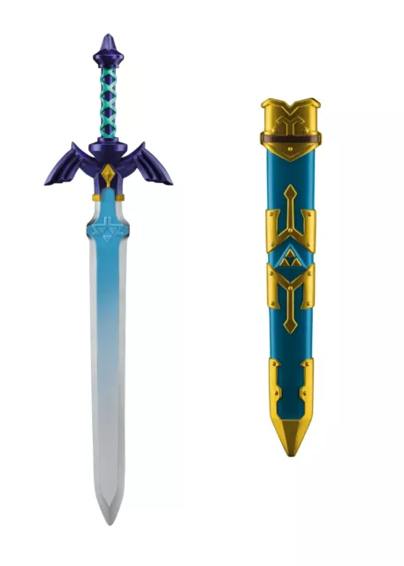Kids Adult Legend of Zelda Link Sword and Scabbard Toy for Fancy Dress Costume