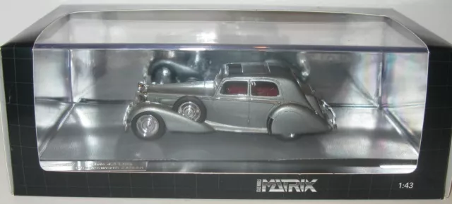 Matrix 1:43 MX10105-041 1938 Metallic Grey Alvis 4.3L Charlesworth Saloon