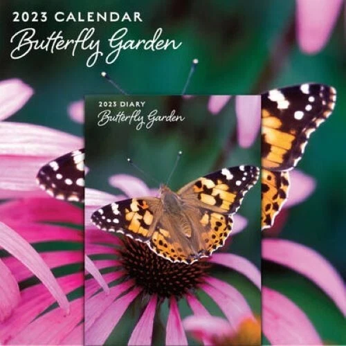 BUTTERFLY GARDEN 2023 Square Calendar And Diary Set EUR 6,81 PicClick FR