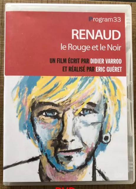 RARE RENAUD DVD  LE ROUGE ET LE NOIR program33 FILM  didier varrod 2002