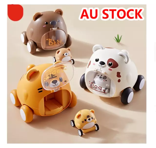 Montessori Baby Toy Cars Interactive Toy For Kids Toddler Birthday CartoonToys