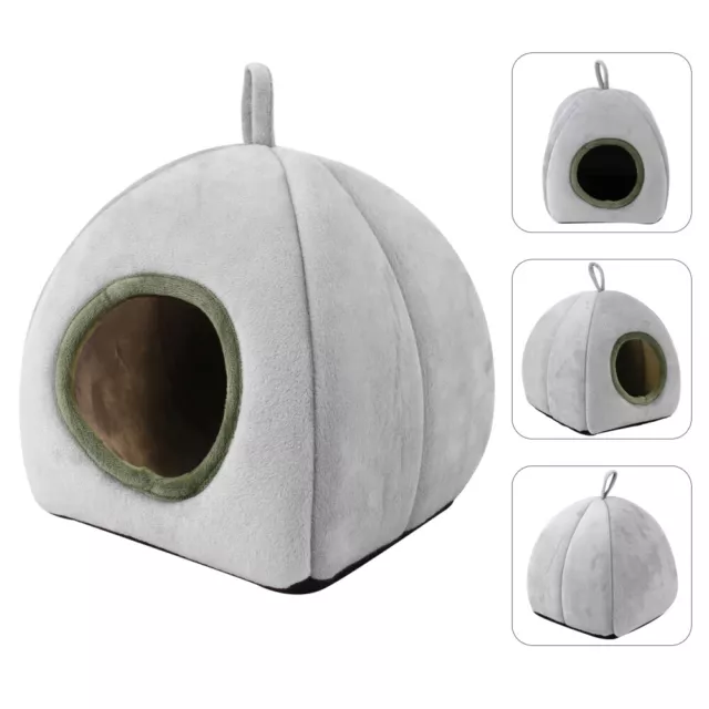 Short Plush Hamster Cotton Nest Pet Sleep Bed Warm Bird House