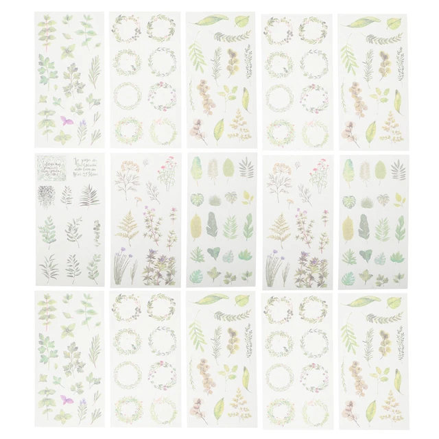 30 pegatinas decorativas de álbum de recortes hágalo usted mismo pegatinas de artesanía hágalo usted mismo caja de regalo pegatinas