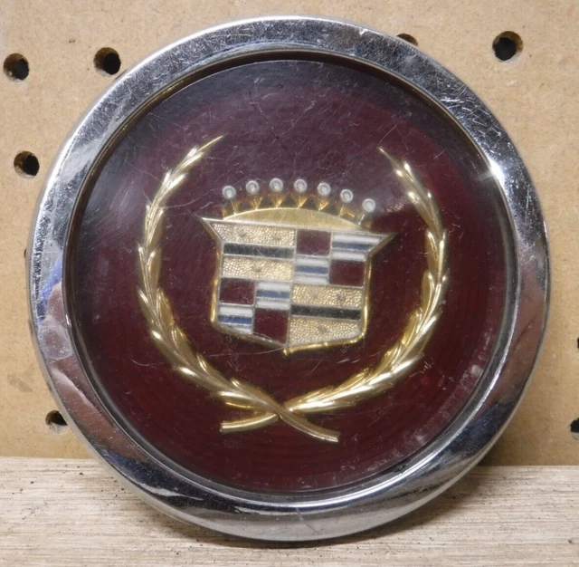 ONE 19811985 CADILLAC Eldorado Seville 15" Wire Hubcap Center Cap gold