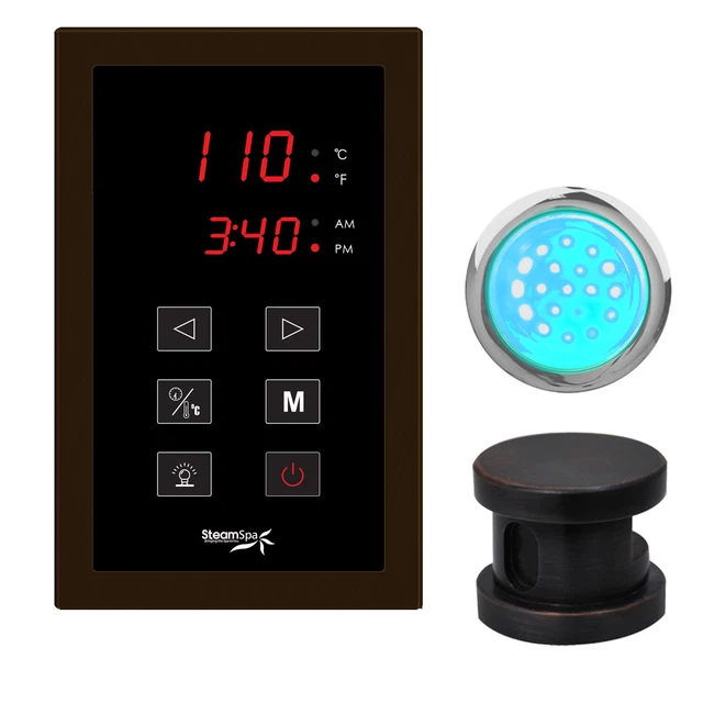 Kit de control de panel táctil de indulgencia de bronce SteamSpa INTPK