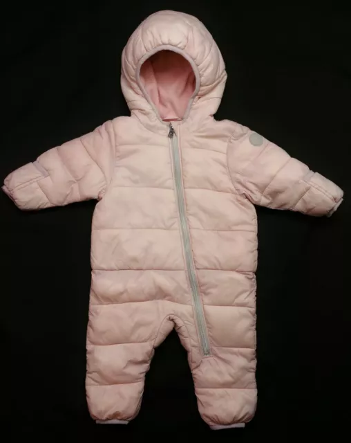 Baby GIRLS Clothes MICHAEL KORS Puffer Snowsuit Pramsuit Mitts 0-6 Months VGG