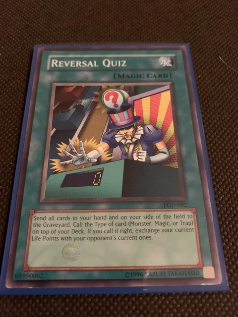 PGD-092 REVERSAL QUIZ Common Yugioh Card 2.51 - PicClick UK