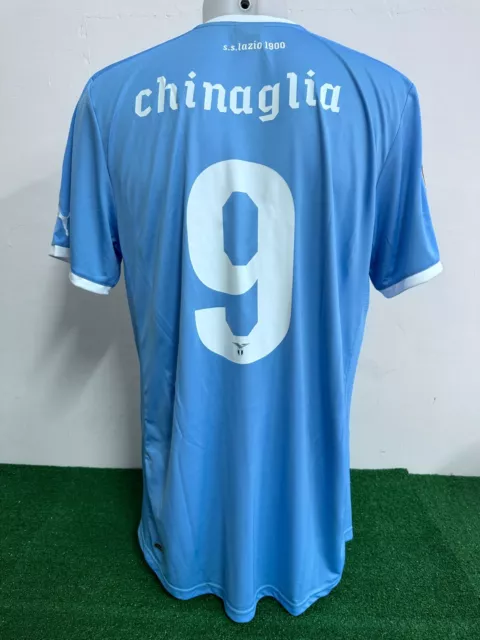 Maglia Lazio Chinaglia Match Worn Indossata Shirt Jersey Vintage Camiseta Coa