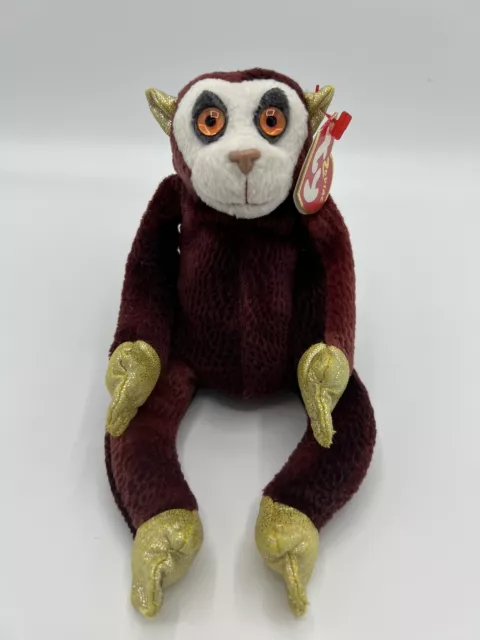 TY Beanie Baby - THE MONKEY Chinese Zodiac (5 inch) - MWMTs Stuffed Animal Toy