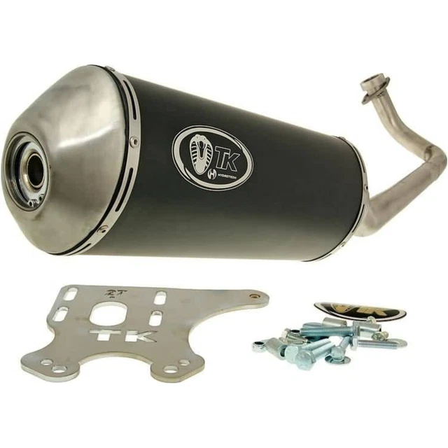 Polini Auspuff Mit Aluminium-Schalldämpfer Für Piaggio Bravo, Eco, Si & Gilera