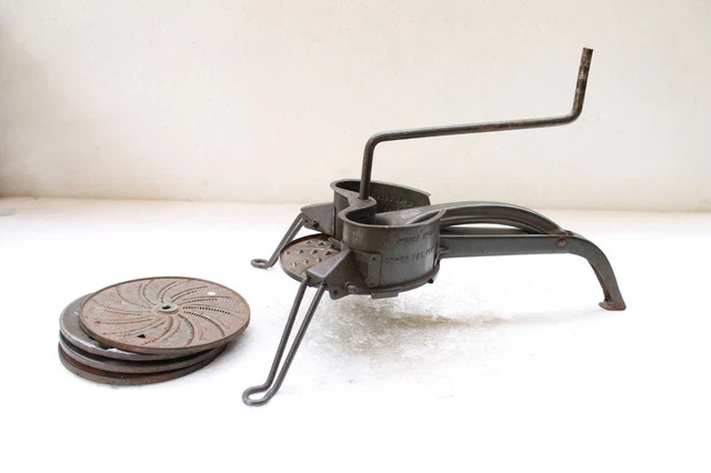 1950's Vintage Mouli Triturador Con 5 Cuchillas, Made IN France NH5045