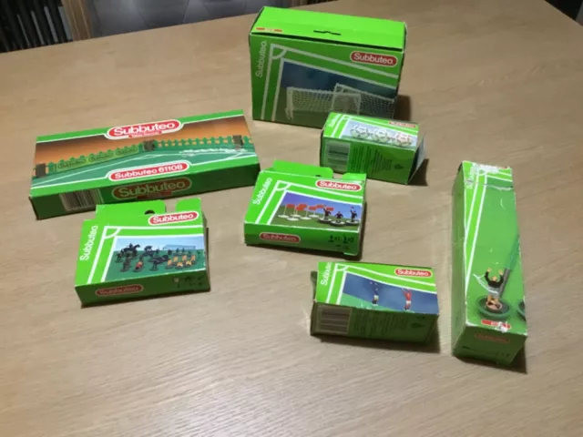 Subbuteo Accessories job lot - seven boxed items