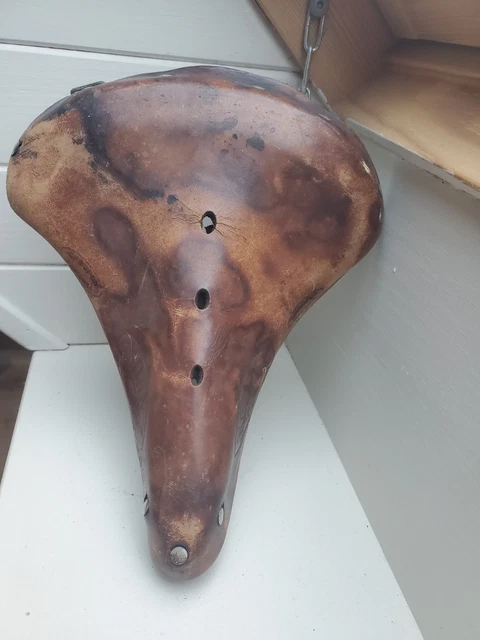 Selle Vélo Ville Vintage Franceix N°4 – Cuir Marron, Fabriquée En France