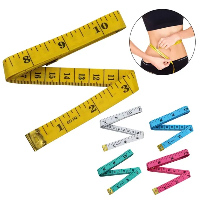 Ruban à mesurer pour mesurer le corps, ruban à mesurer pour les mesures du  corps, ruban à mesurer souple à double échelle, ruban à mesurer en tissu  rétractable