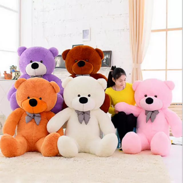 Teddy Bear Plush Toys 60/80/100cm Giant Large Kids Girl Big Soft Gift Lovely AU