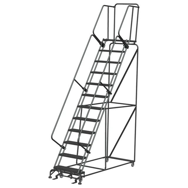 Ballymore Rolling Ladder Overall Height 153 in Steps 12 Cap 450 lb
