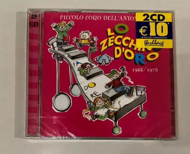 Lo Zecchino D'oro 1966/1978 Piccolo Coro Dell'antoniano Raro Doppio Cd Sigillato