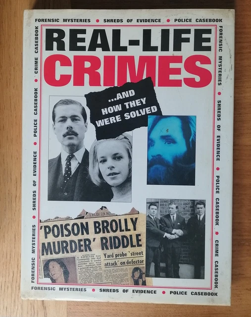 REAL-LIFE CRIMES AND How They Were Solved - Hardback Book £2.50