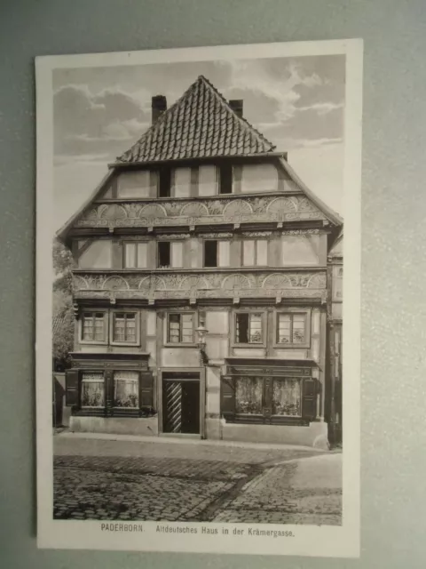Ansichtskarte Paderborn Altdeutsches Haus in der Krämergasse