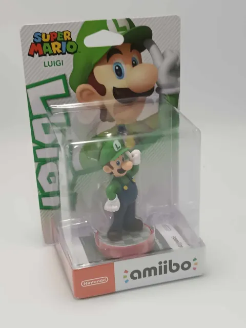 Figura Amiibo Nintendo Luigi Colección Super Mario Nueva